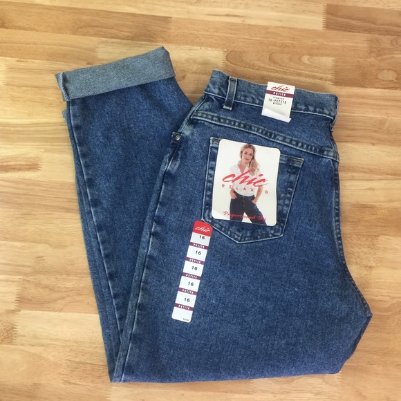 Vintage NWT Chic Ultra High-Rise Mom Jeans - Picture 2 of 5